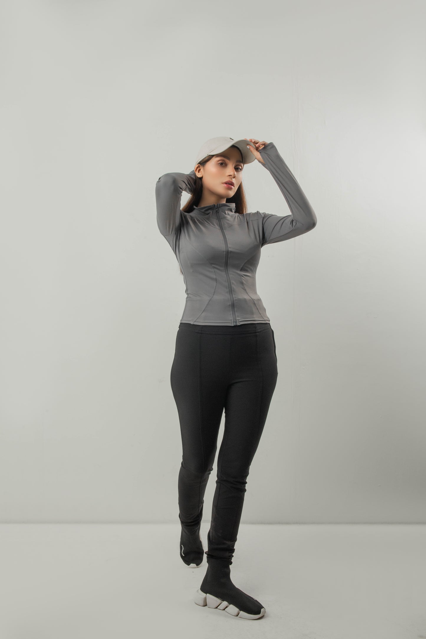 THUMB JACKET-GREY