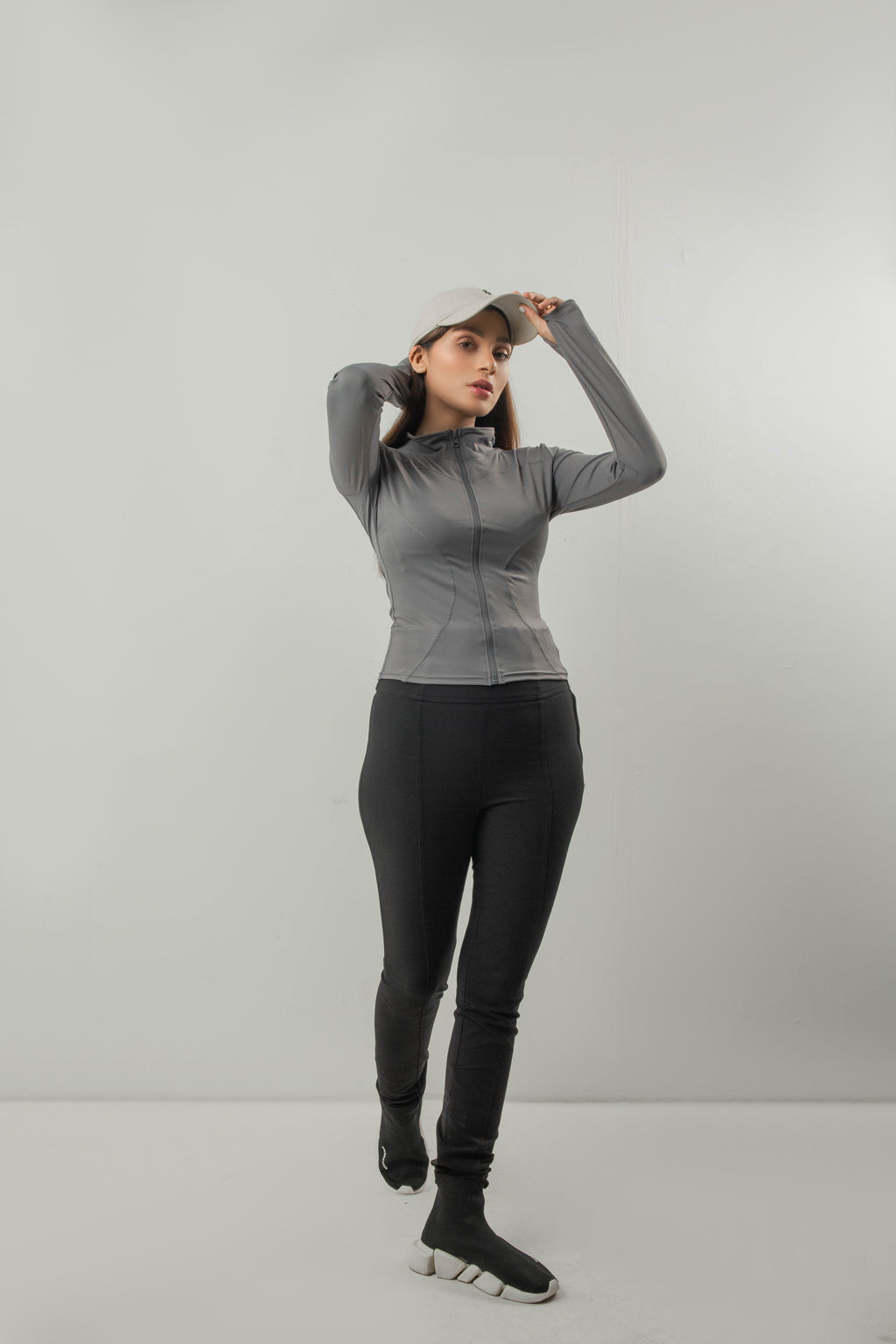 THUMB JACKET-GREY