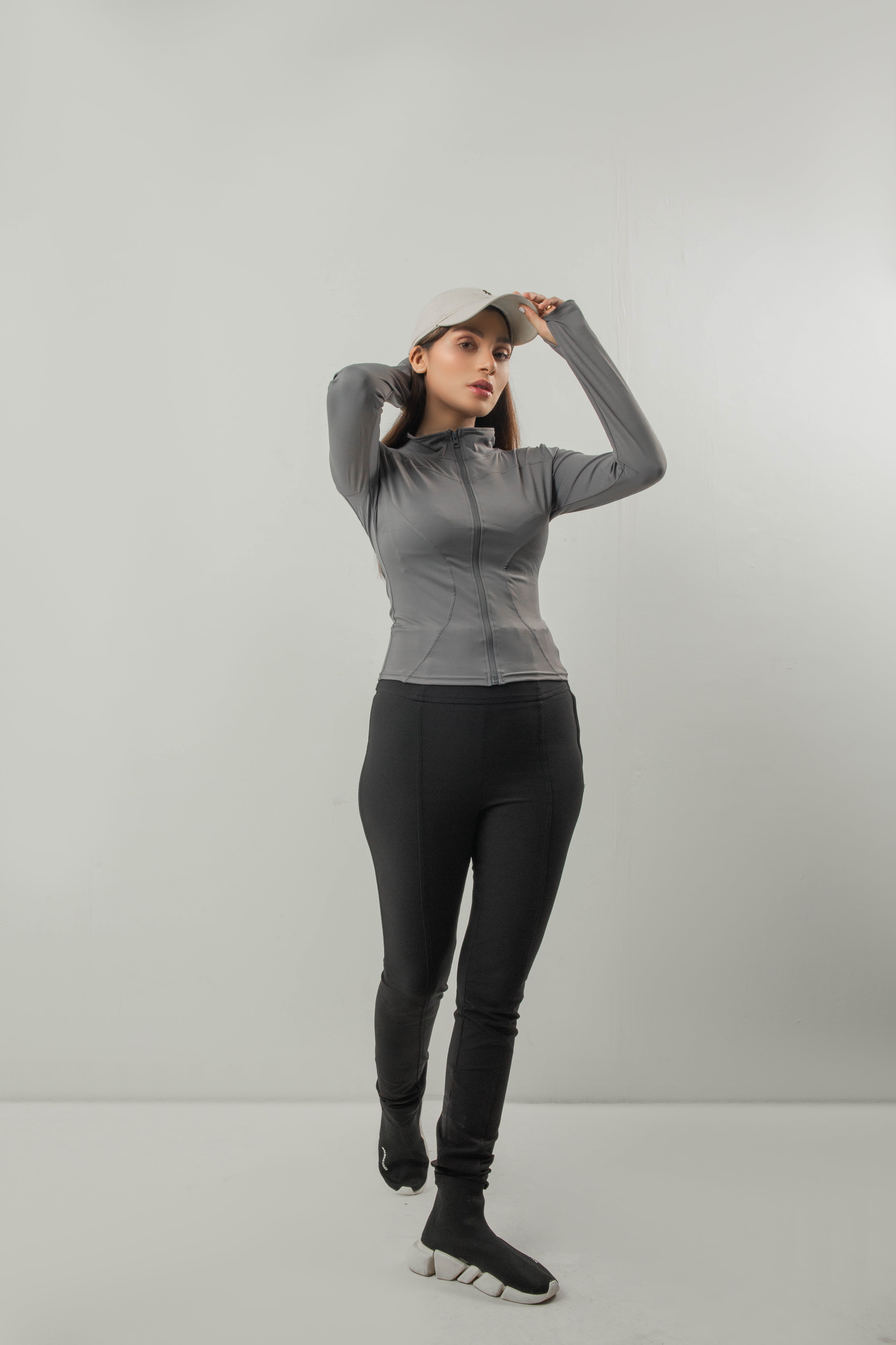 THUMB JACKET-GREY